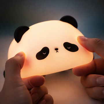 Cute Panda Silicone Night Lamp – Soft Squishy USB Rechargeable Lamp
